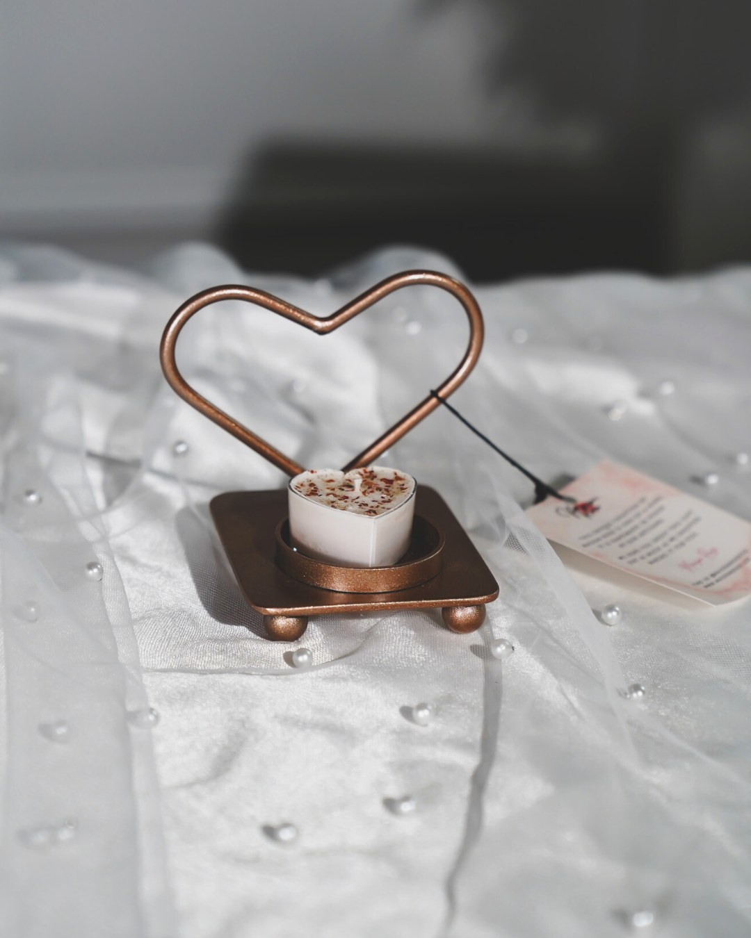 Rose Gold Tealight Candle Holder