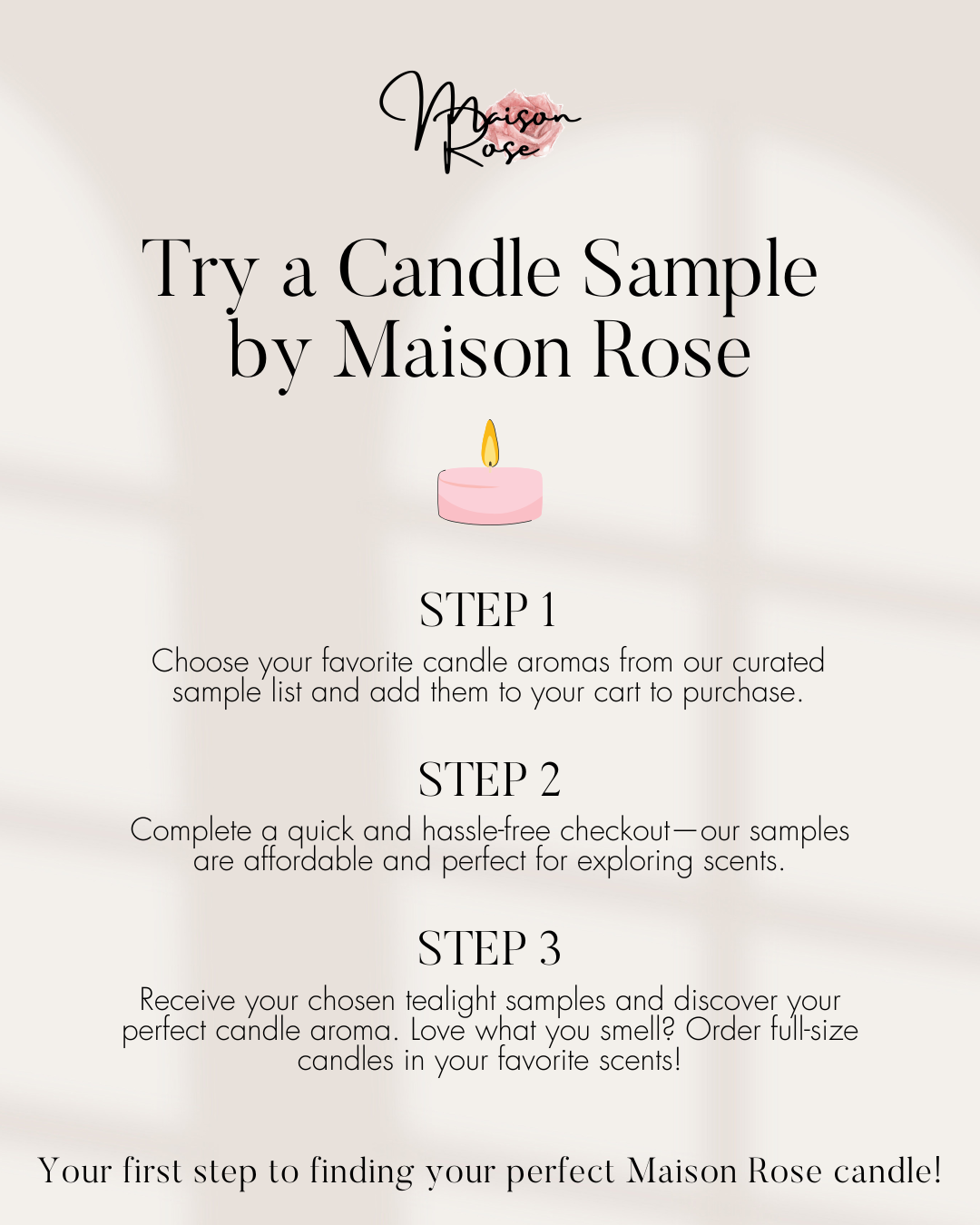 Try a Candle Sample!